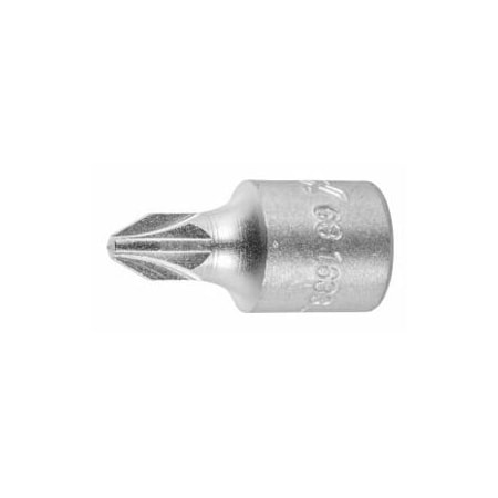 Holex Pozidriv Bit Socket, 1/4 inch Dr, #2 631633 2